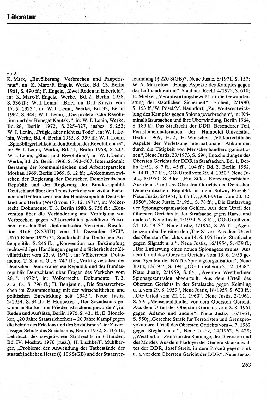 Strafrecht [Deutsche Demokratische Republik (DDR)], Besonderer Teil, Lehrbuch 1981, Seite 263 (Strafr. DDR BT Lb. 1981, S. 263)