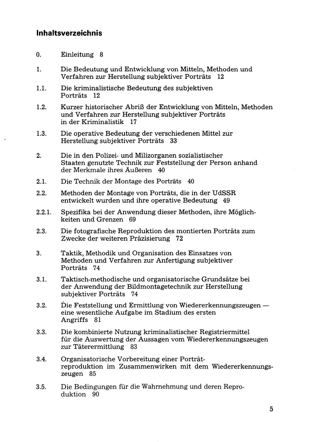 Das subjektive Porträt [Deutsche Demokratische Republik (DDR)] 1981, Seite 5 (Subj. Port. DDR 1981, S. 5)