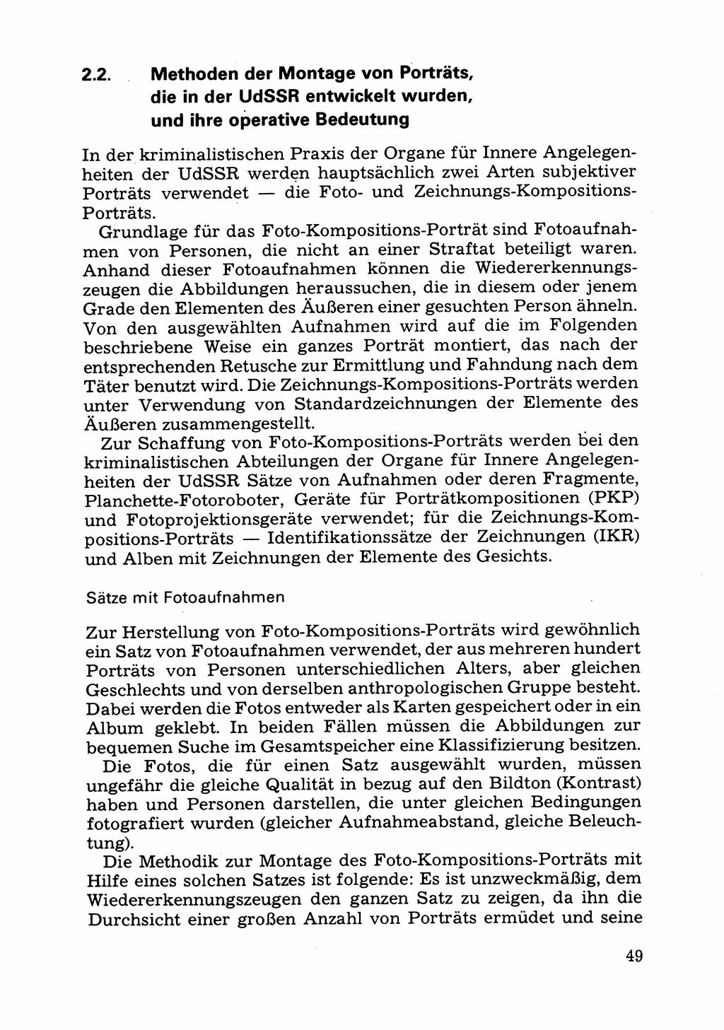 Das subjektive Porträt [Deutsche Demokratische Republik (DDR)] 1981, Seite 49 (Subj. Port. DDR 1981, S. 49)