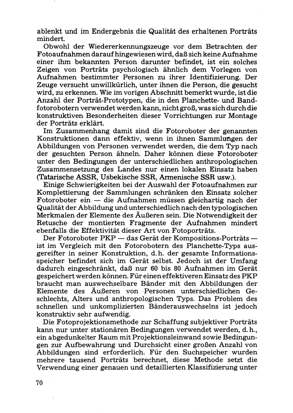 Das subjektive Porträt [Deutsche Demokratische Republik (DDR)] 1981, Seite 70 (Subj. Port. DDR 1981, S. 70)