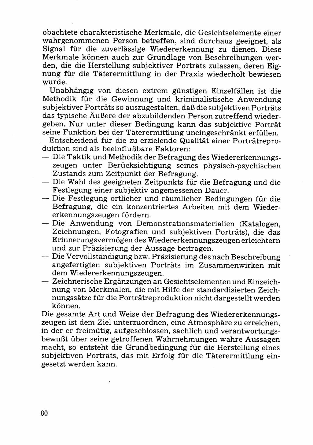 Das subjektive Porträt [Deutsche Demokratische Republik (DDR)] 1981, Seite 80 (Subj. Port. DDR 1981, S. 80)