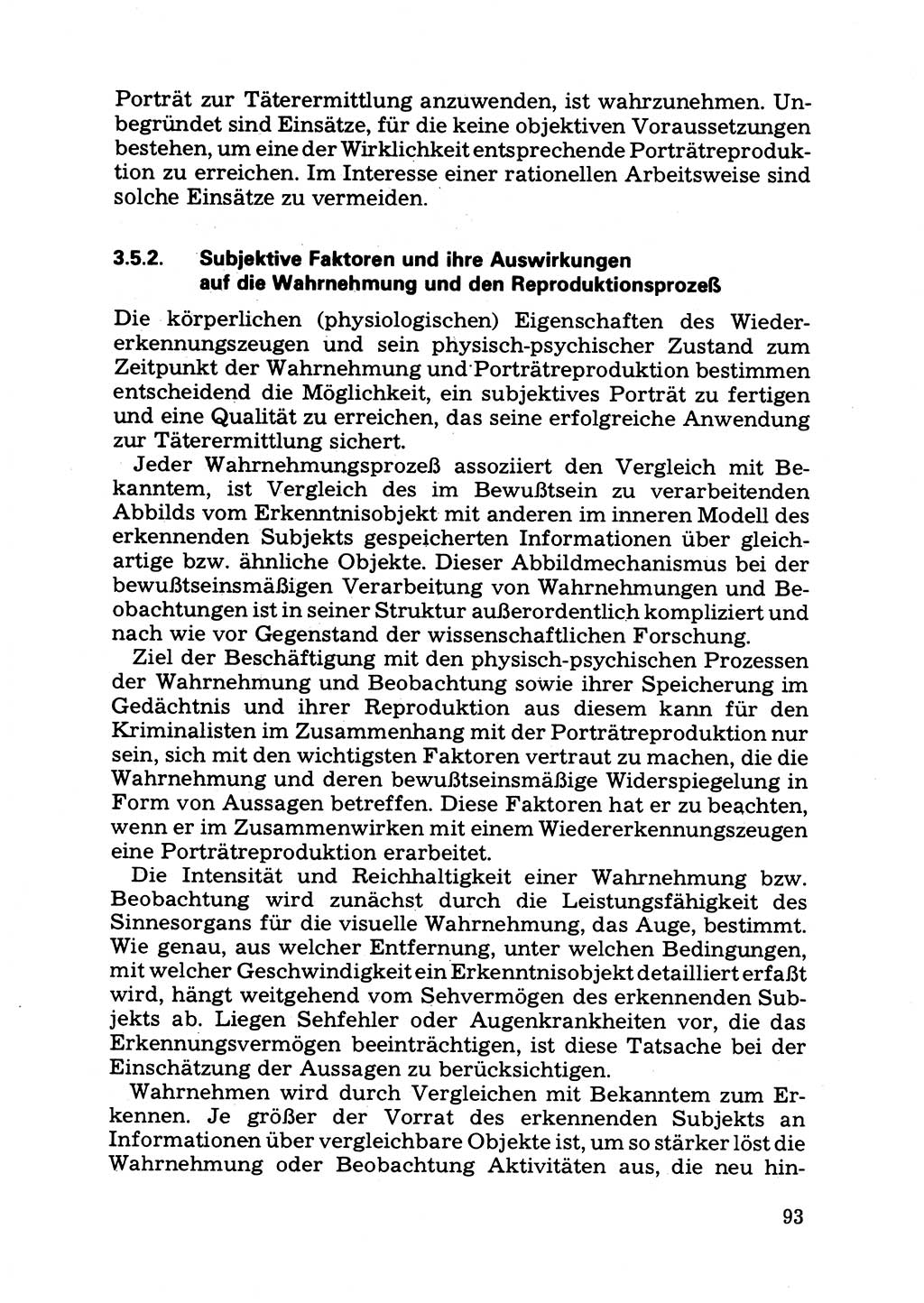 Das subjektive Porträt [Deutsche Demokratische Republik (DDR)] 1981, Seite 93 (Subj. Port. DDR 1981, S. 93)