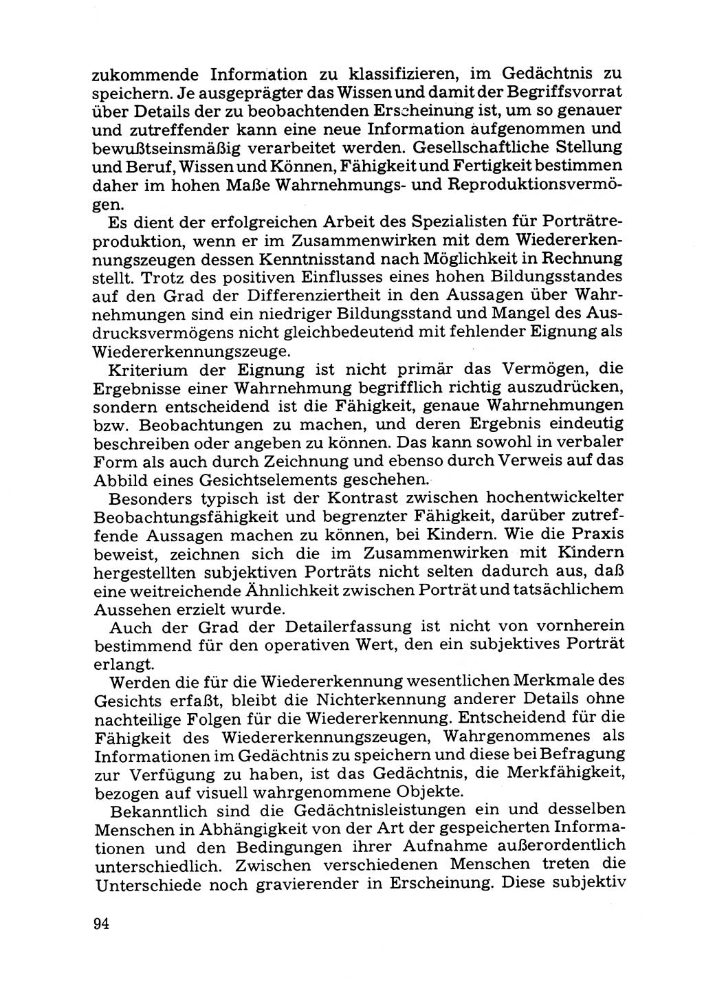 Das subjektive Porträt [Deutsche Demokratische Republik (DDR)] 1981, Seite 94 (Subj. Port. DDR 1981, S. 94)