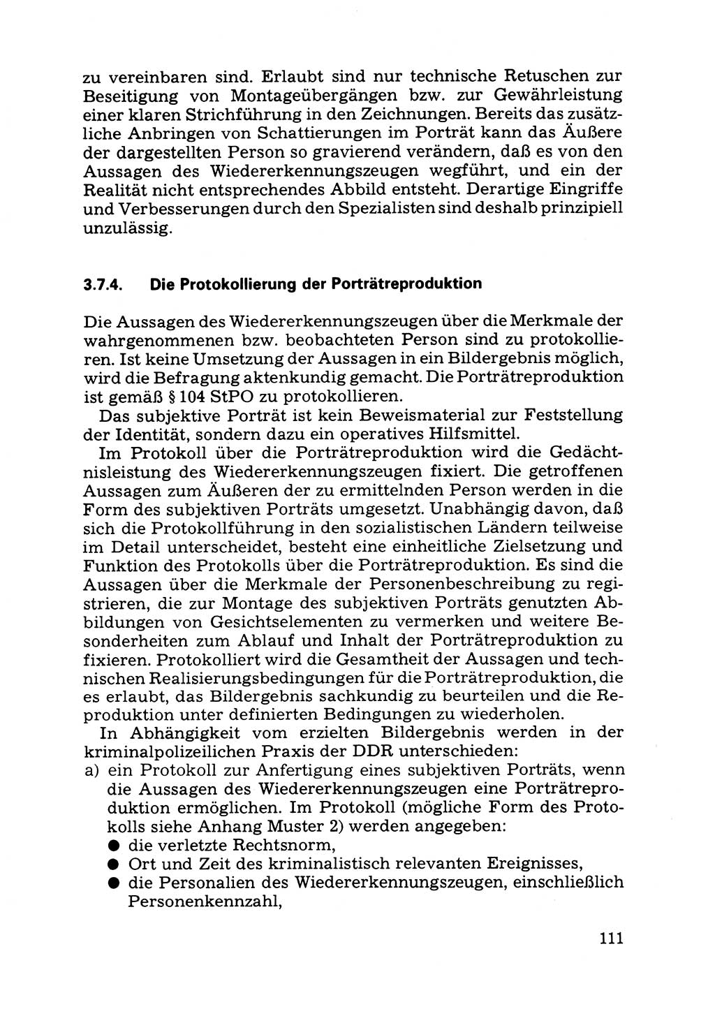 Das subjektive Porträt [Deutsche Demokratische Republik (DDR)] 1981, Seite 111 (Subj. Port. DDR 1981, S. 111)