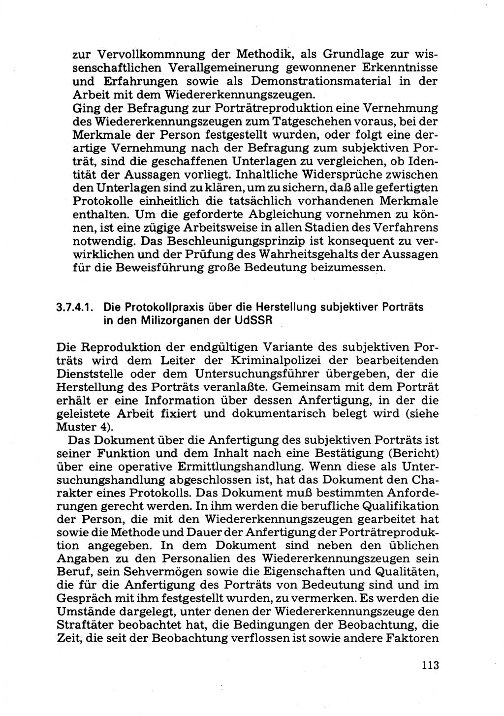 Das subjektive Porträt [Deutsche Demokratische Republik (DDR)] 1981, Seite 113 (Subj. Port. DDR 1981, S. 113)