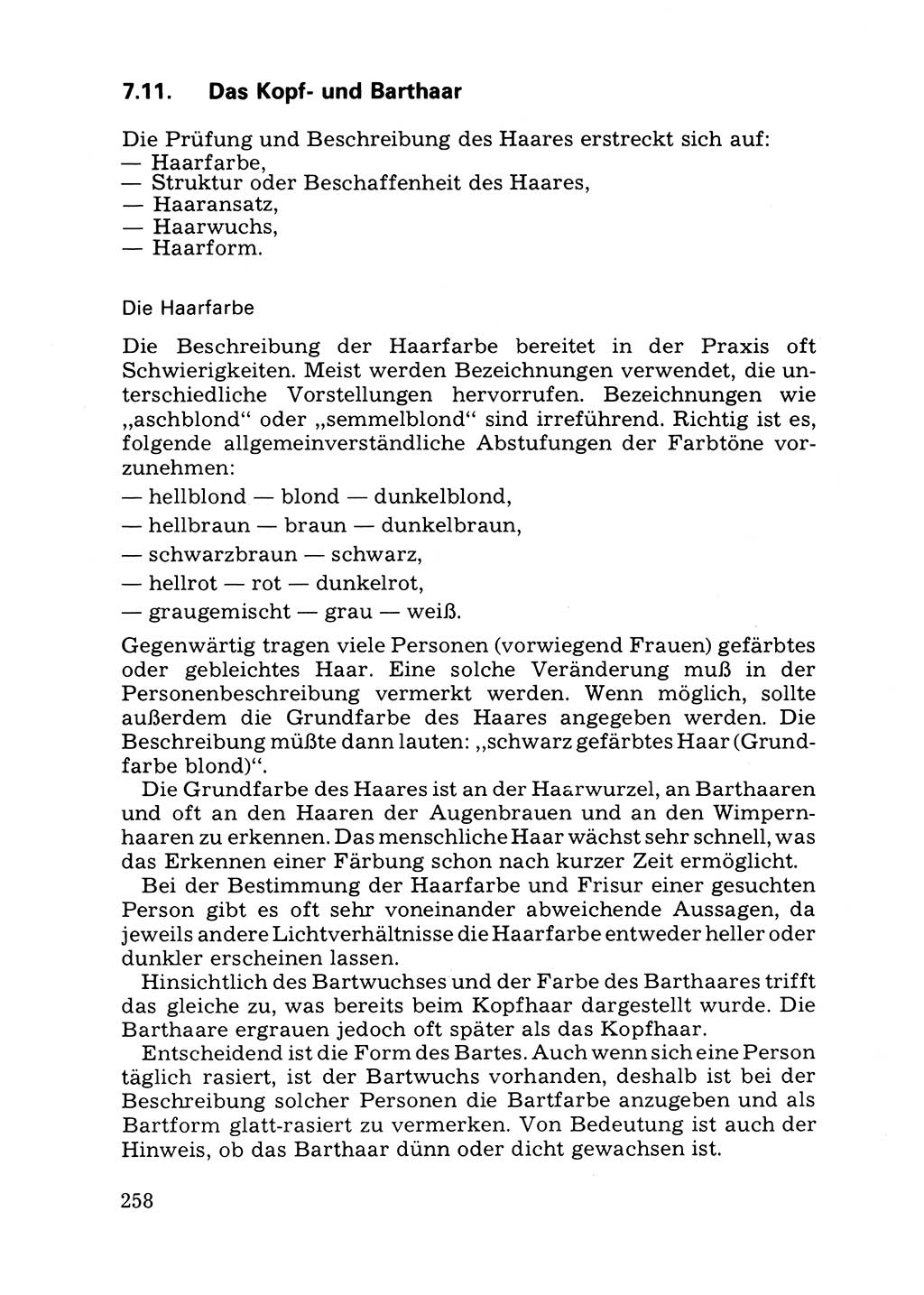 Das subjektive Porträt [Deutsche Demokratische Republik (DDR)] 1981, Seite 258 (Subj. Port. DDR 1981, S. 258)