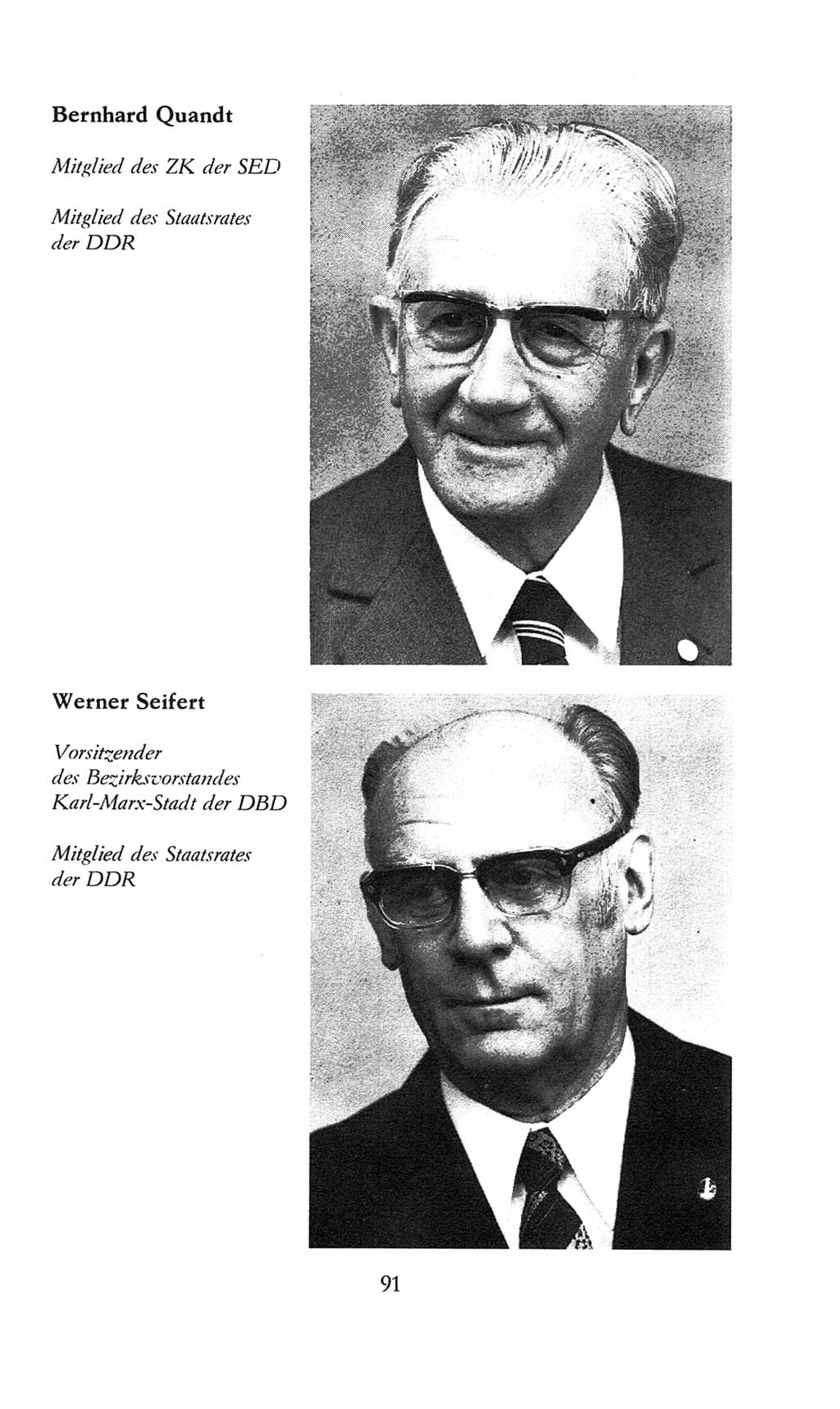 Volkskammer (VK) der Deutschen Demokratischen Republik (DDR), 8. Wahlperiode 1981-1986, Seite 91 (VK. DDR 8. WP. 1981-1986, S. 91)