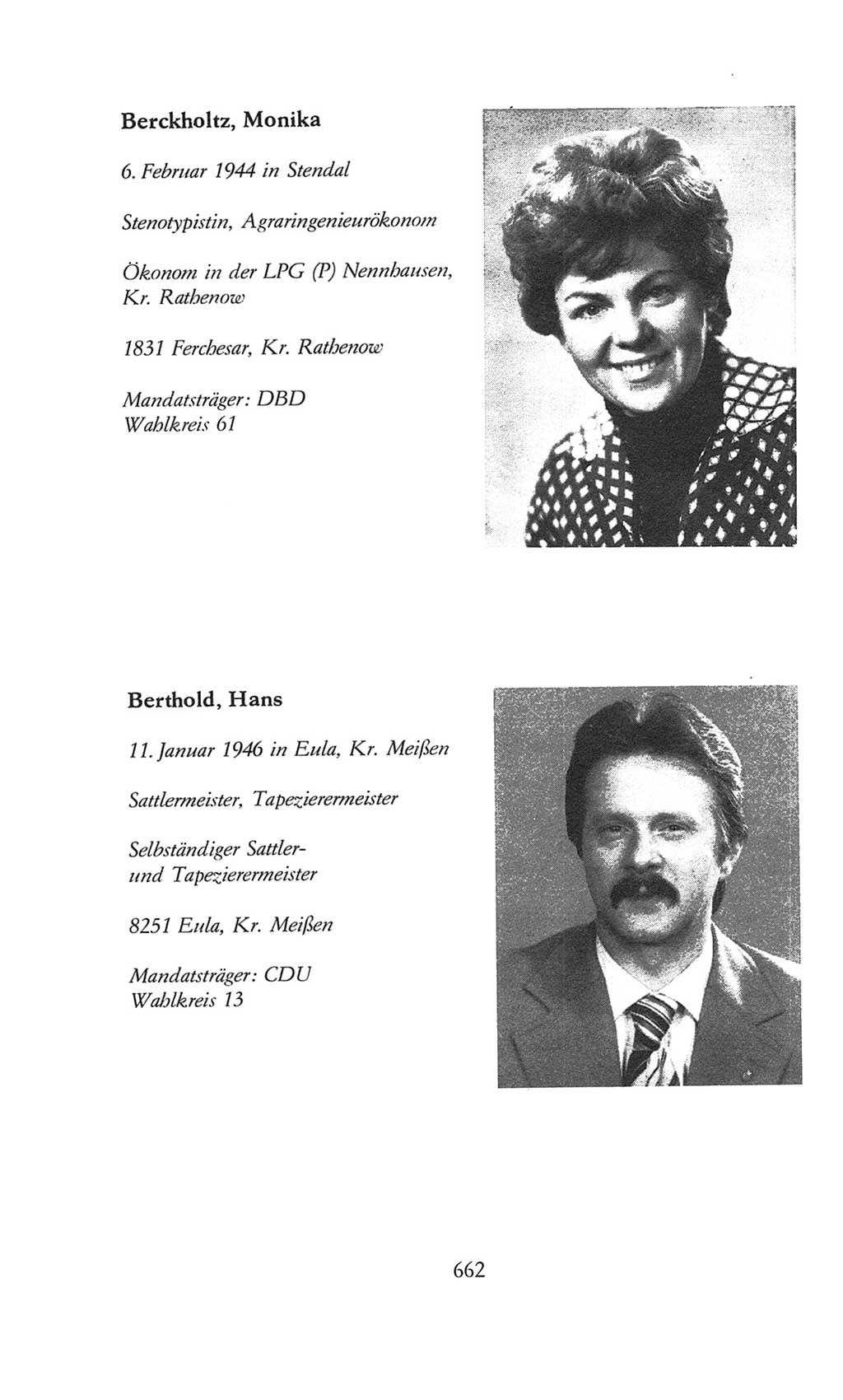 Volkskammer (VK) der Deutschen Demokratischen Republik (DDR), 8. Wahlperiode 1981-1986, Seite 662 (VK. DDR 8. WP. 1981-1986, S. 662)