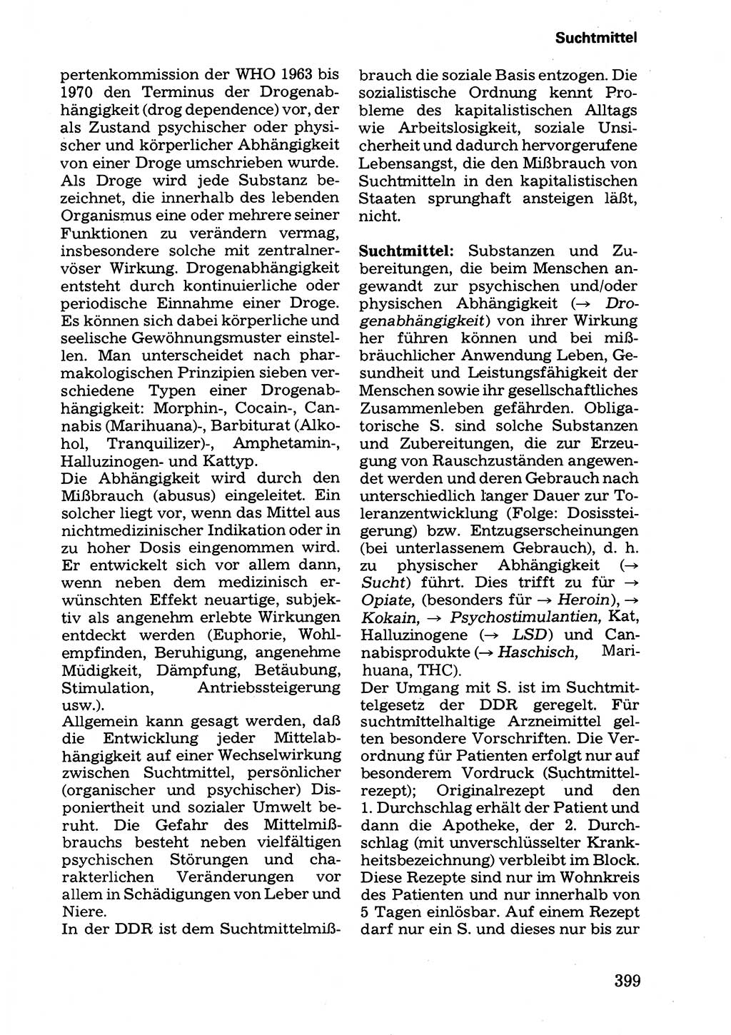Wörterbuch der sozialistischen Kriminalistik [Deutsche Demokratische Republik (DDR)] 1981, Seite 399 (Wb. soz. Krim. DDR 1981, S. 399)