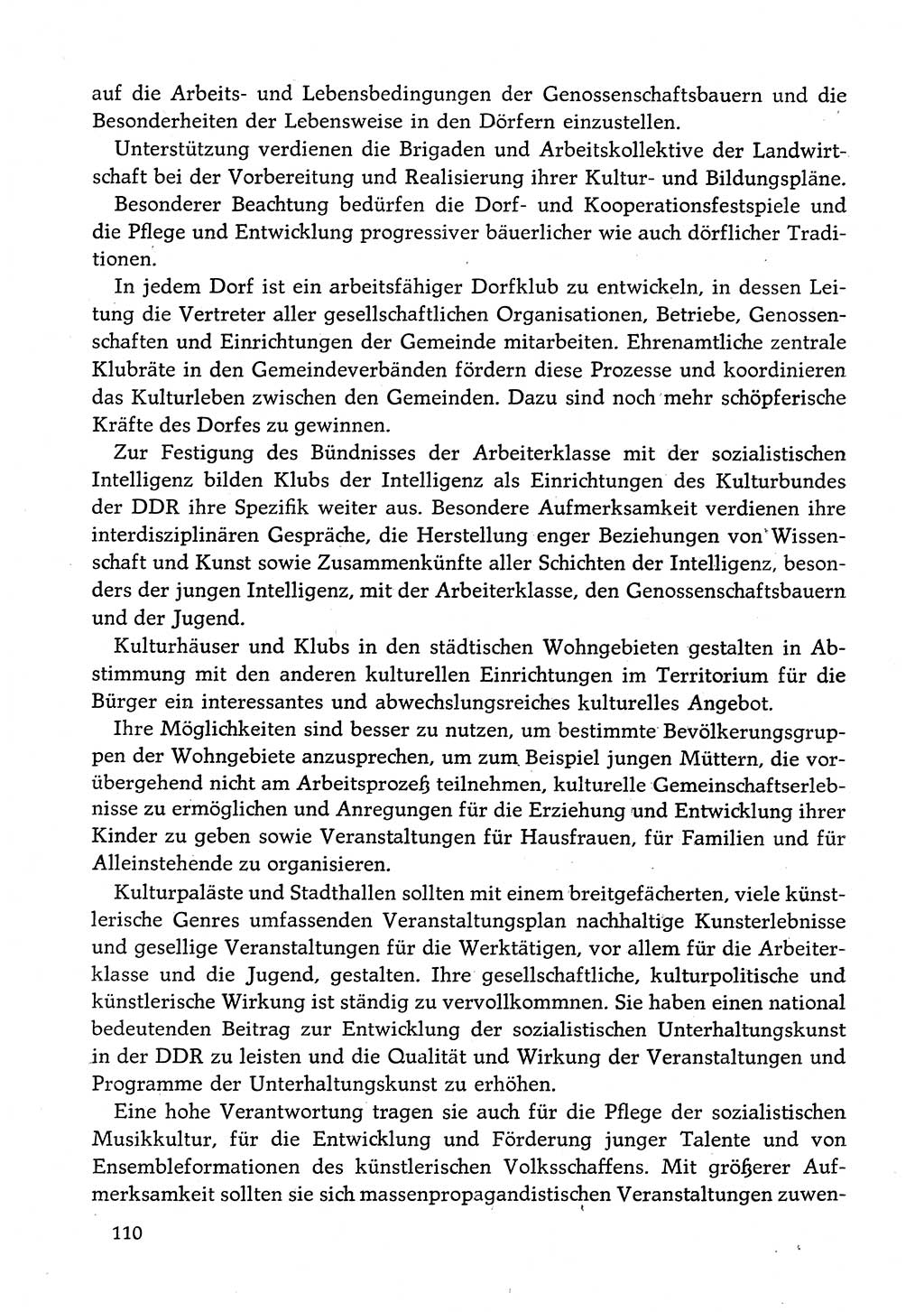Dokumente der Sozialistischen Einheitspartei Deutschlands (SED) [Deutsche Demokratische Republik (DDR)] 1982-1983, Seite 110 (Dok. SED DDR 1982-1983, S. 110)