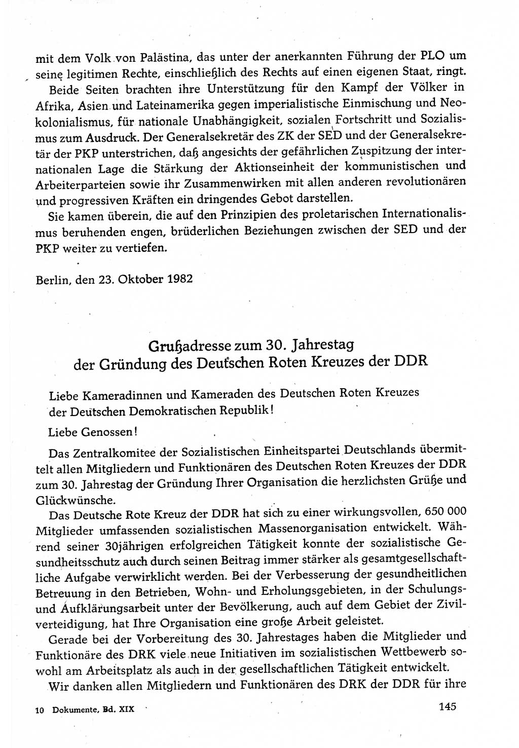 Dokumente der Sozialistischen Einheitspartei Deutschlands (SED) [Deutsche Demokratische Republik (DDR)] 1982-1983, Seite 145 (Dok. SED DDR 1982-1983, S. 145)