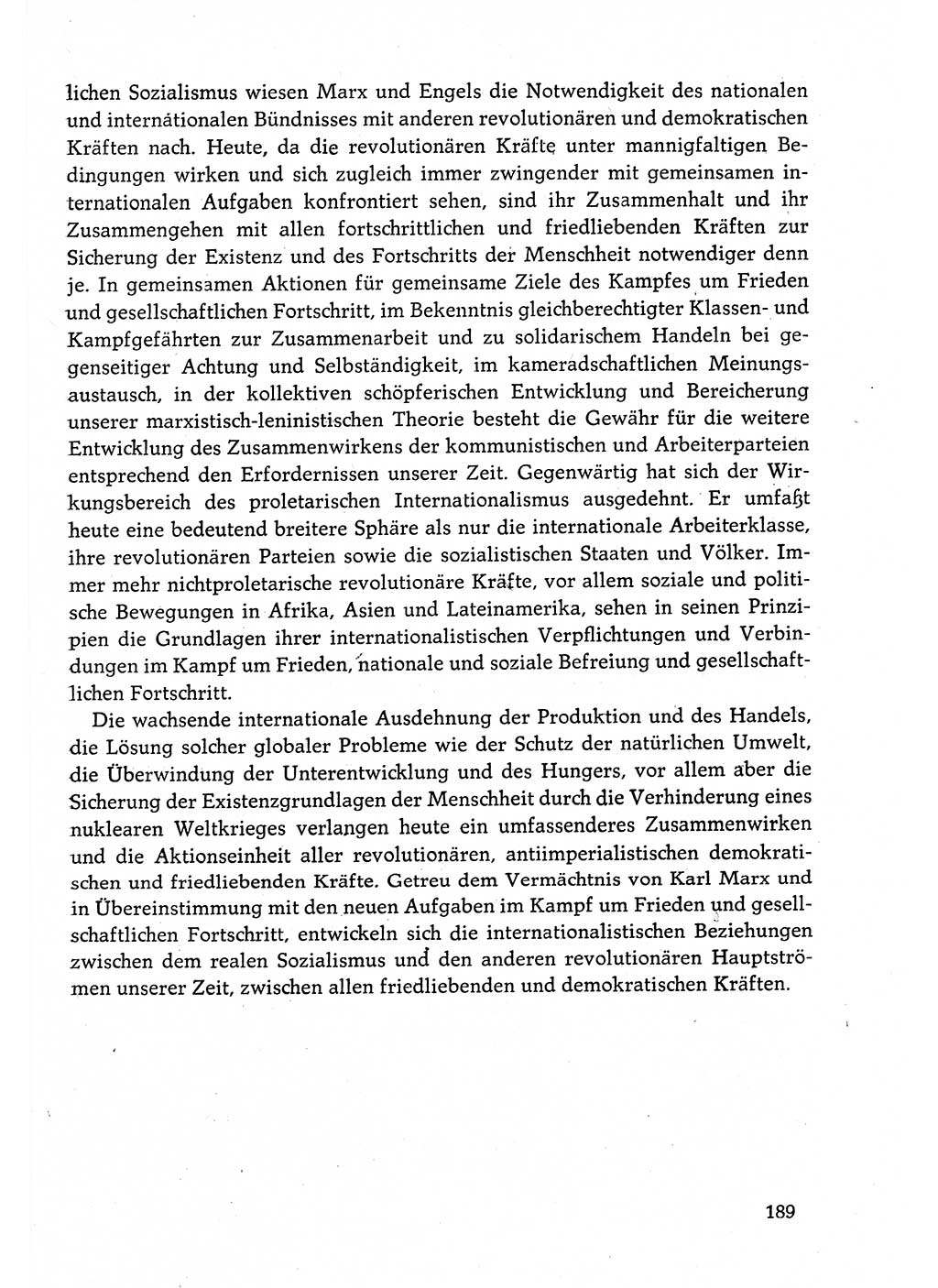 Dokumente der Sozialistischen Einheitspartei Deutschlands (SED) [Deutsche Demokratische Republik (DDR)] 1982-1983, Seite 189 (Dok. SED DDR 1982-1983, S. 189)