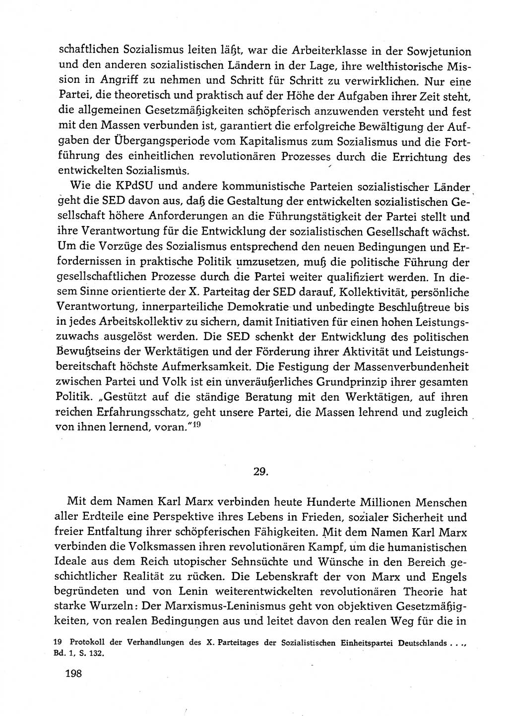 Dokumente der Sozialistischen Einheitspartei Deutschlands (SED) [Deutsche Demokratische Republik (DDR)] 1982-1983, Seite 198 (Dok. SED DDR 1982-1983, S. 198)