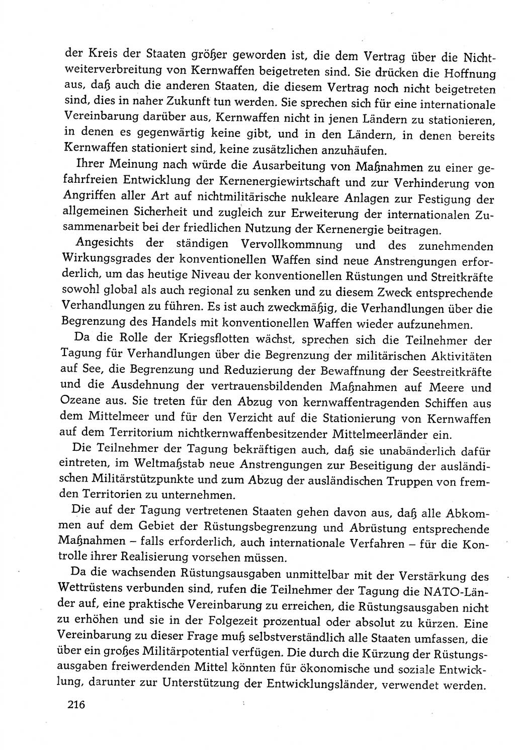 Dokumente der Sozialistischen Einheitspartei Deutschlands (SED) [Deutsche Demokratische Republik (DDR)] 1982-1983, Seite 216 (Dok. SED DDR 1982-1983, S. 216)