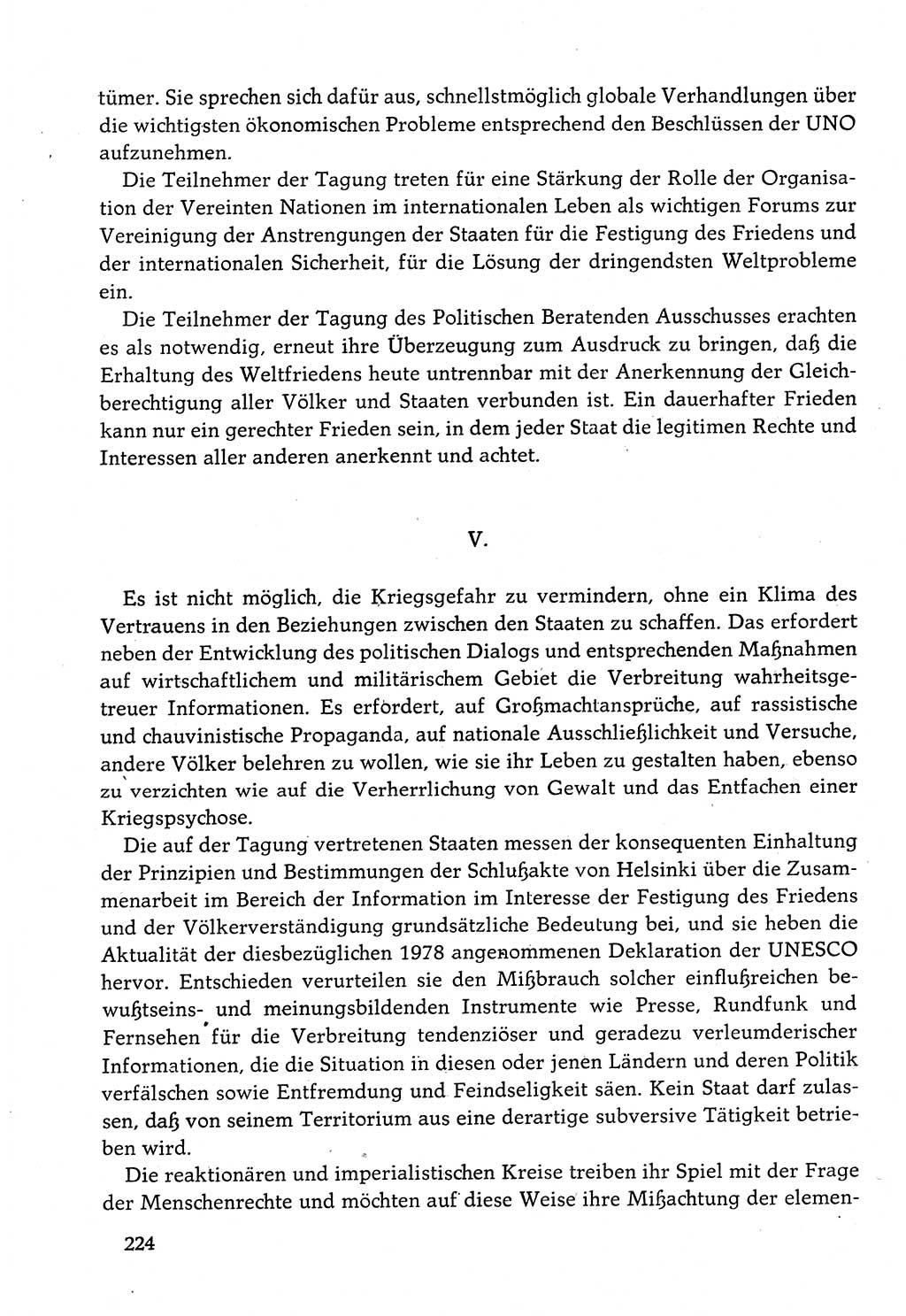 Dokumente der Sozialistischen Einheitspartei Deutschlands (SED) [Deutsche Demokratische Republik (DDR)] 1982-1983, Seite 224 (Dok. SED DDR 1982-1983, S. 224)