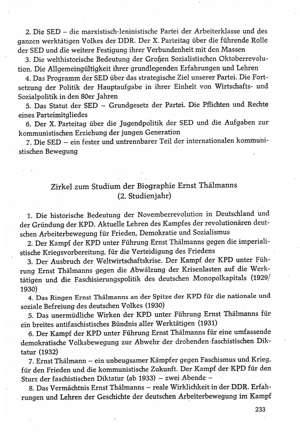 Dokumente der Sozialistischen Einheitspartei Deutschlands (SED) [Deutsche Demokratische Republik (DDR)] 1982-1983, Seite 233 (Dok. SED DDR 1982-1983, S. 233)