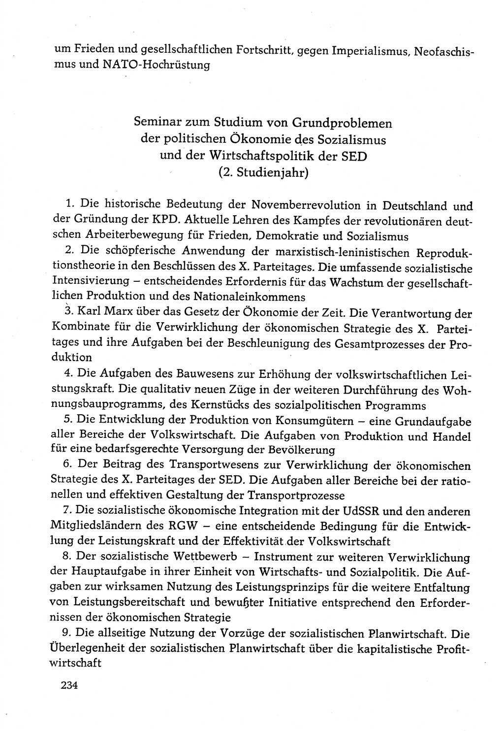 Dokumente der Sozialistischen Einheitspartei Deutschlands (SED) [Deutsche Demokratische Republik (DDR)] 1982-1983, Seite 234 (Dok. SED DDR 1982-1983, S. 234)