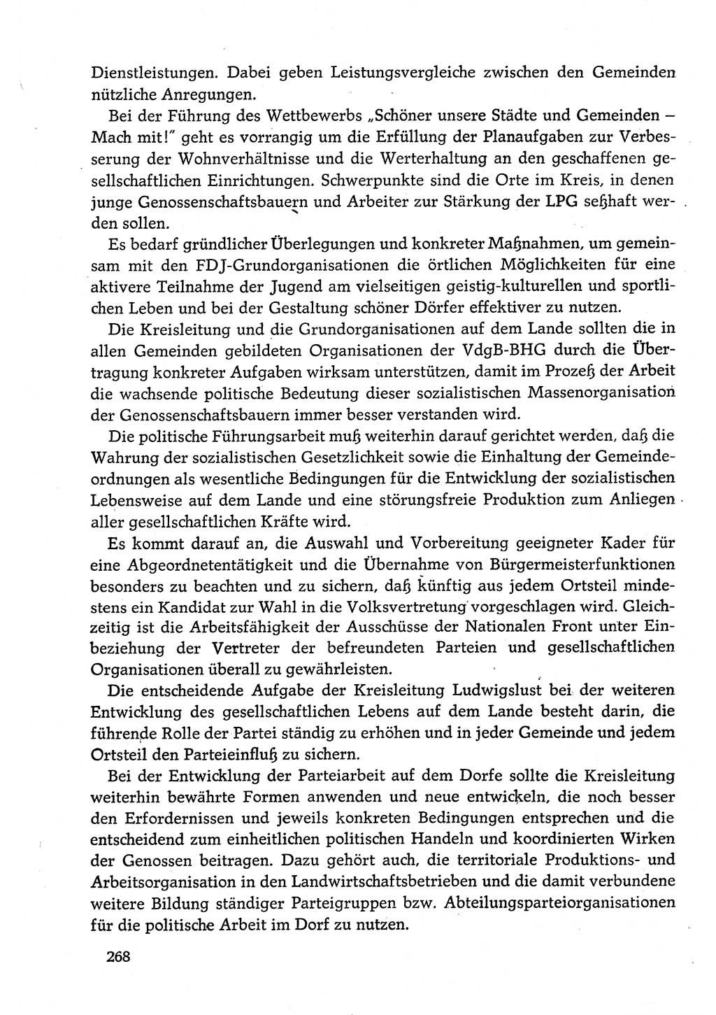 Dokumente der Sozialistischen Einheitspartei Deutschlands (SED) [Deutsche Demokratische Republik (DDR)] 1982-1983, Seite 268 (Dok. SED DDR 1982-1983, S. 268)