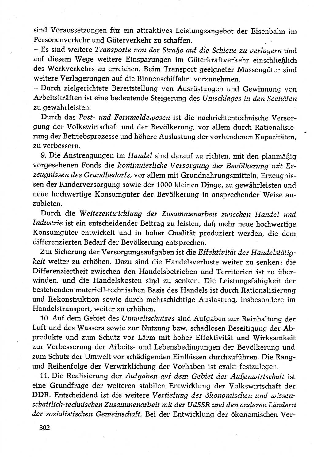 Dokumente der Sozialistischen Einheitspartei Deutschlands (SED) [Deutsche Demokratische Republik (DDR)] 1982-1983, Seite 302 (Dok. SED DDR 1982-1983, S. 302)