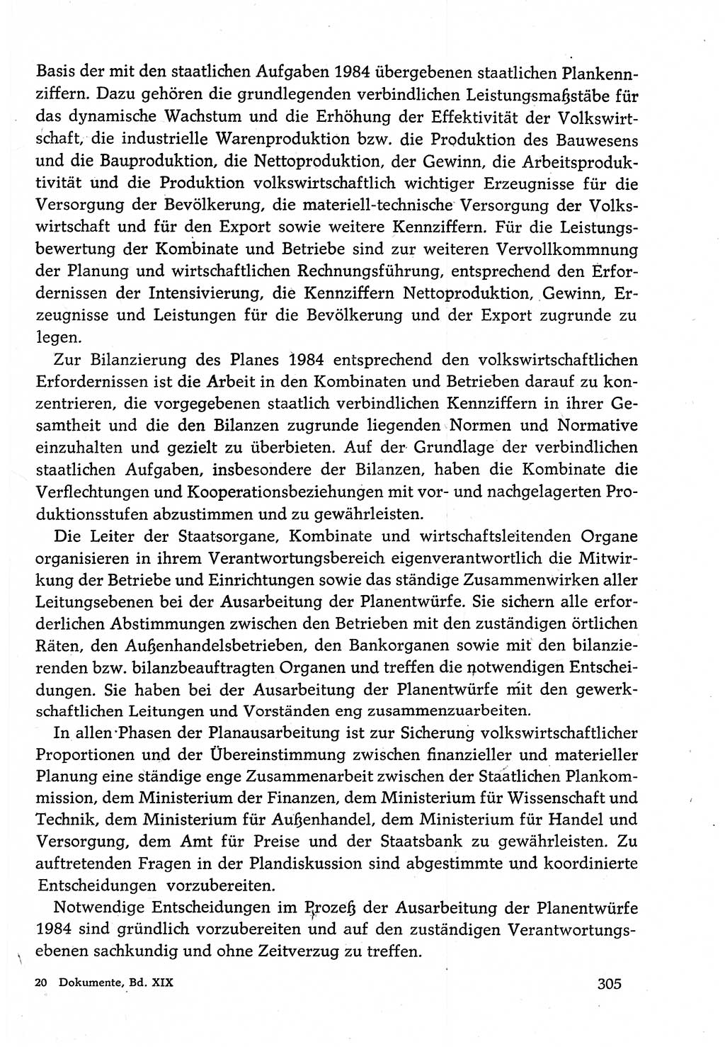 Dokumente der Sozialistischen Einheitspartei Deutschlands (SED) [Deutsche Demokratische Republik (DDR)] 1982-1983, Seite 305 (Dok. SED DDR 1982-1983, S. 305)