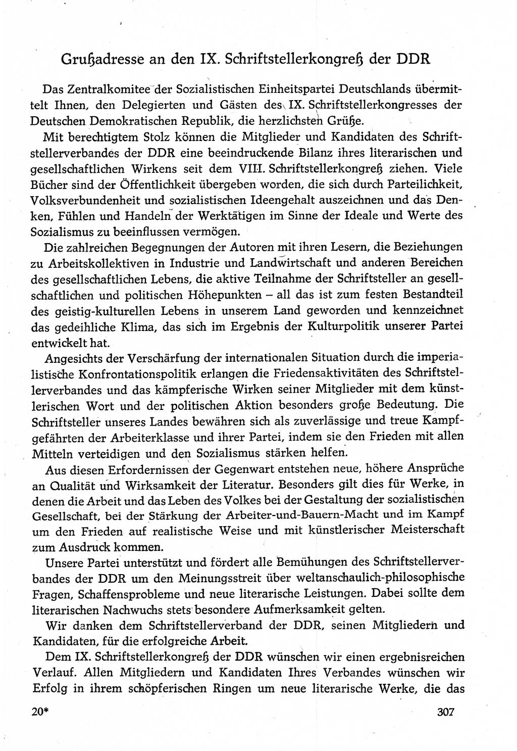 Dokumente der Sozialistischen Einheitspartei Deutschlands (SED) [Deutsche Demokratische Republik (DDR)] 1982-1983, Seite 307 (Dok. SED DDR 1982-1983, S. 307)