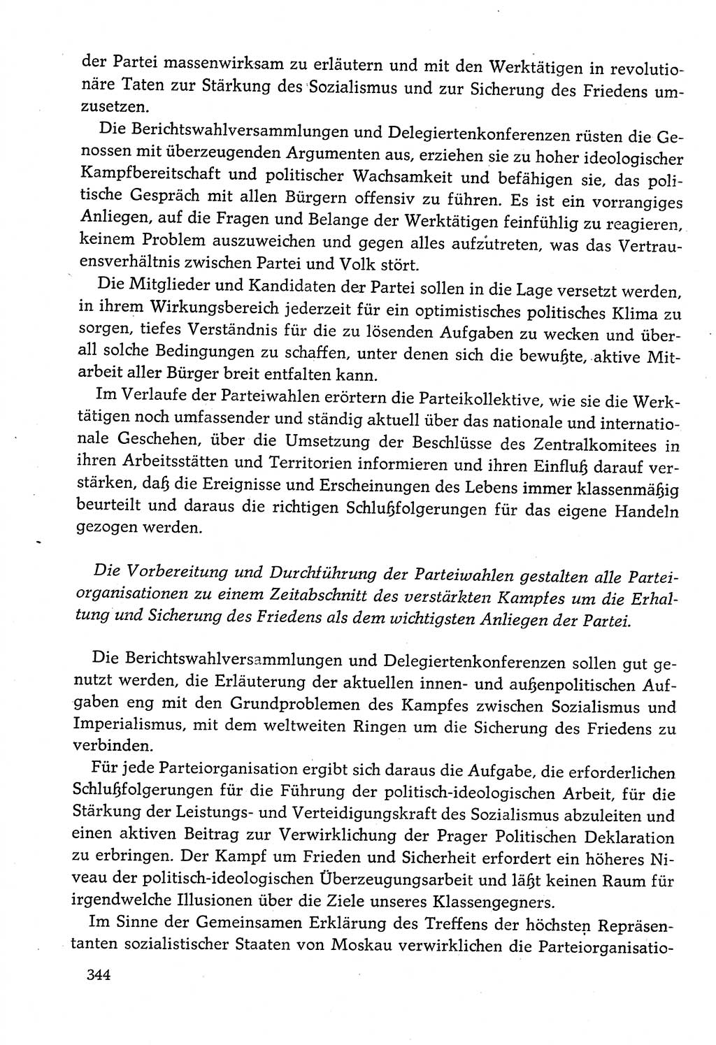 Dokumente der Sozialistischen Einheitspartei Deutschlands (SED) [Deutsche Demokratische Republik (DDR)] 1982-1983, Seite 344 (Dok. SED DDR 1982-1983, S. 344)