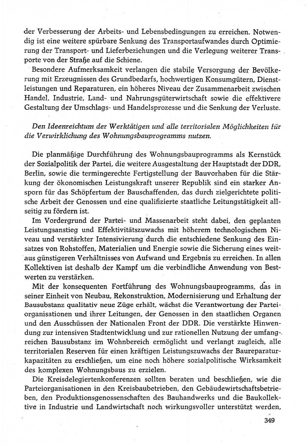 Dokumente der Sozialistischen Einheitspartei Deutschlands (SED) [Deutsche Demokratische Republik (DDR)] 1982-1983, Seite 349 (Dok. SED DDR 1982-1983, S. 349)