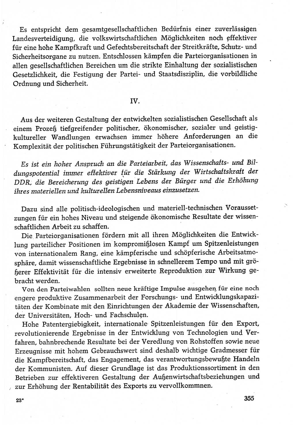 Dokumente der Sozialistischen Einheitspartei Deutschlands (SED) [Deutsche Demokratische Republik (DDR)] 1982-1983, Seite 355 (Dok. SED DDR 1982-1983, S. 355)