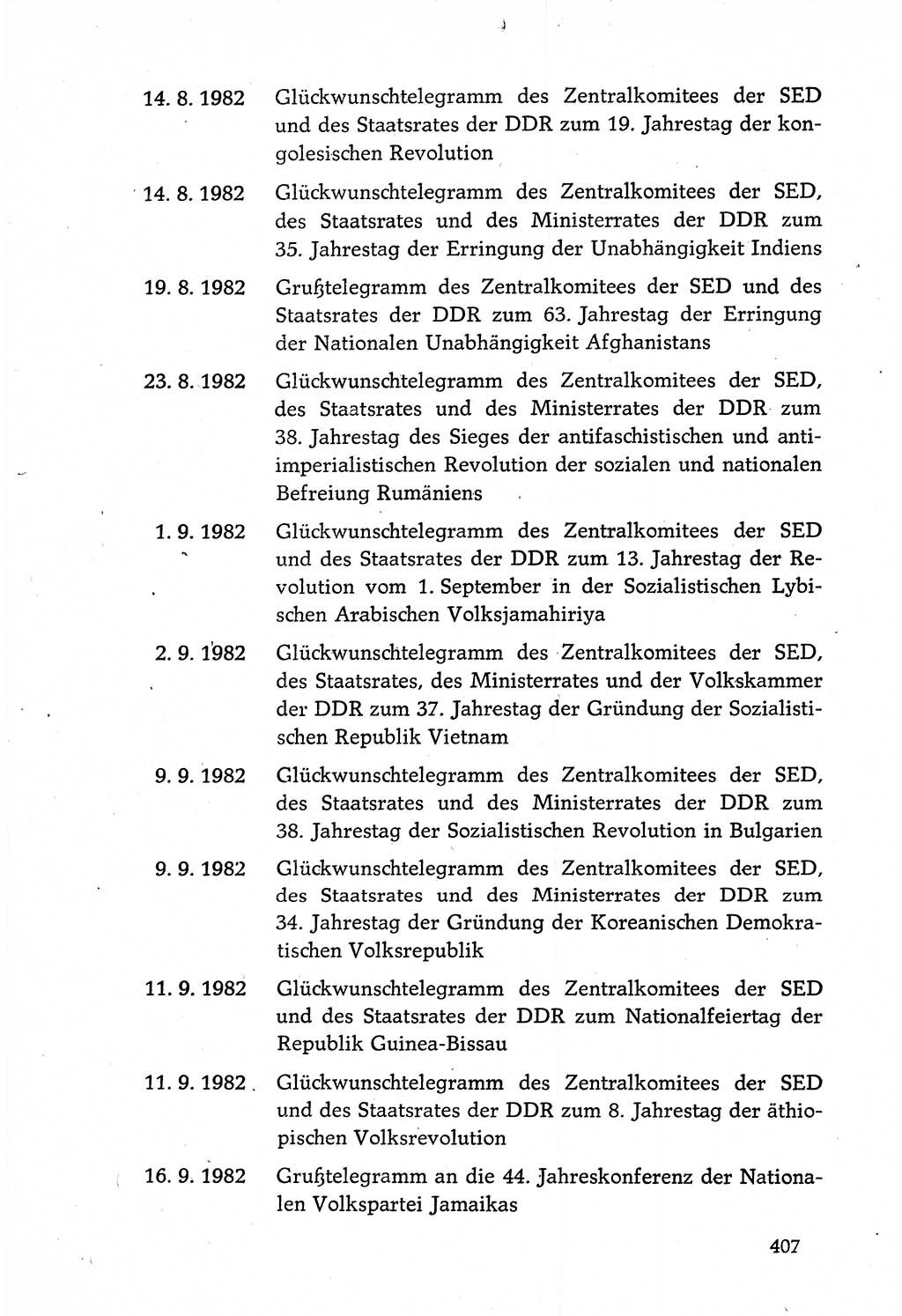 Dokumente der Sozialistischen Einheitspartei Deutschlands (SED) [Deutsche Demokratische Republik (DDR)] 1982-1983, Seite 407 (Dok. SED DDR 1982-1983, S. 407)