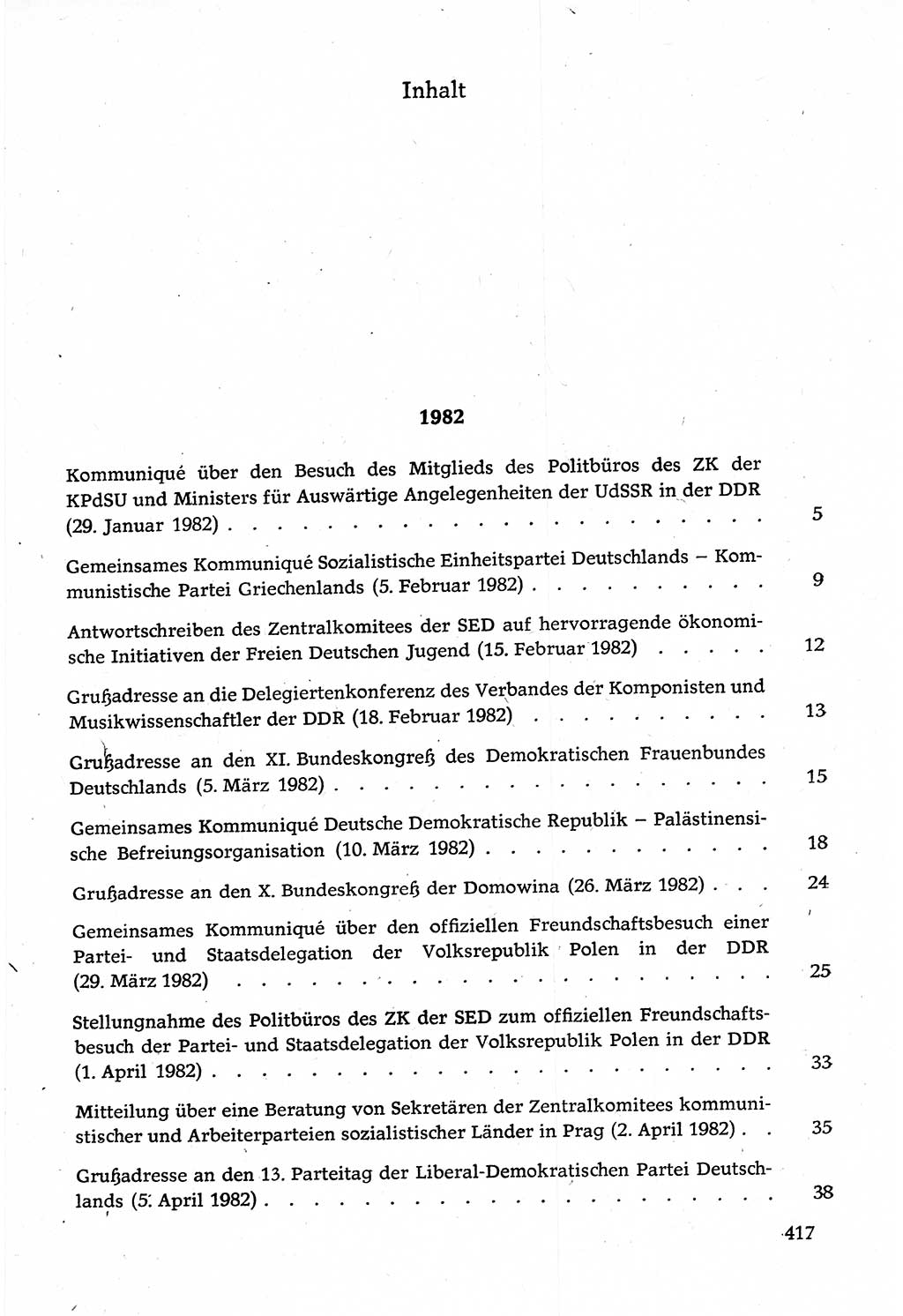 Dokumente der Sozialistischen Einheitspartei Deutschlands (SED) [Deutsche Demokratische Republik (DDR)] 1982-1983, Seite 417 (Dok. SED DDR 1982-1983, S. 417)