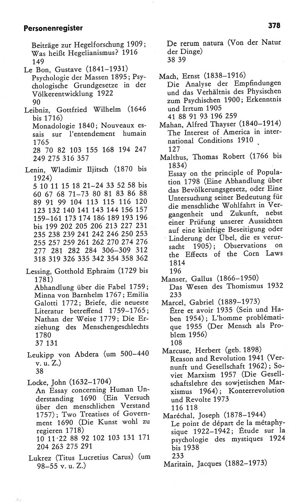 Kleines Wörterbuch der marxistisch-leninistischen Philosophie [Deutsche Demokratische Republik (DDR)] 1982, Seite 378 (Kl. Wb. ML Phil. DDR 1982, S. 378)