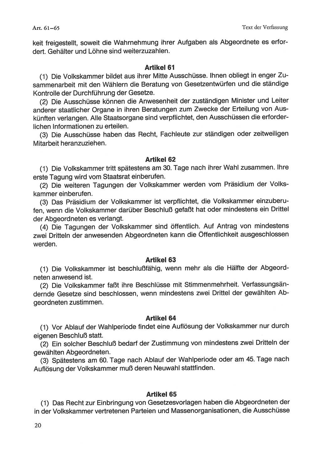 Die sozialistische Verfassung der Deutschen Demokratischen Republik (DDR), Kommentar 1982, Seite 20 (Soz. Verf. DDR Komm. 1982, S. 20)