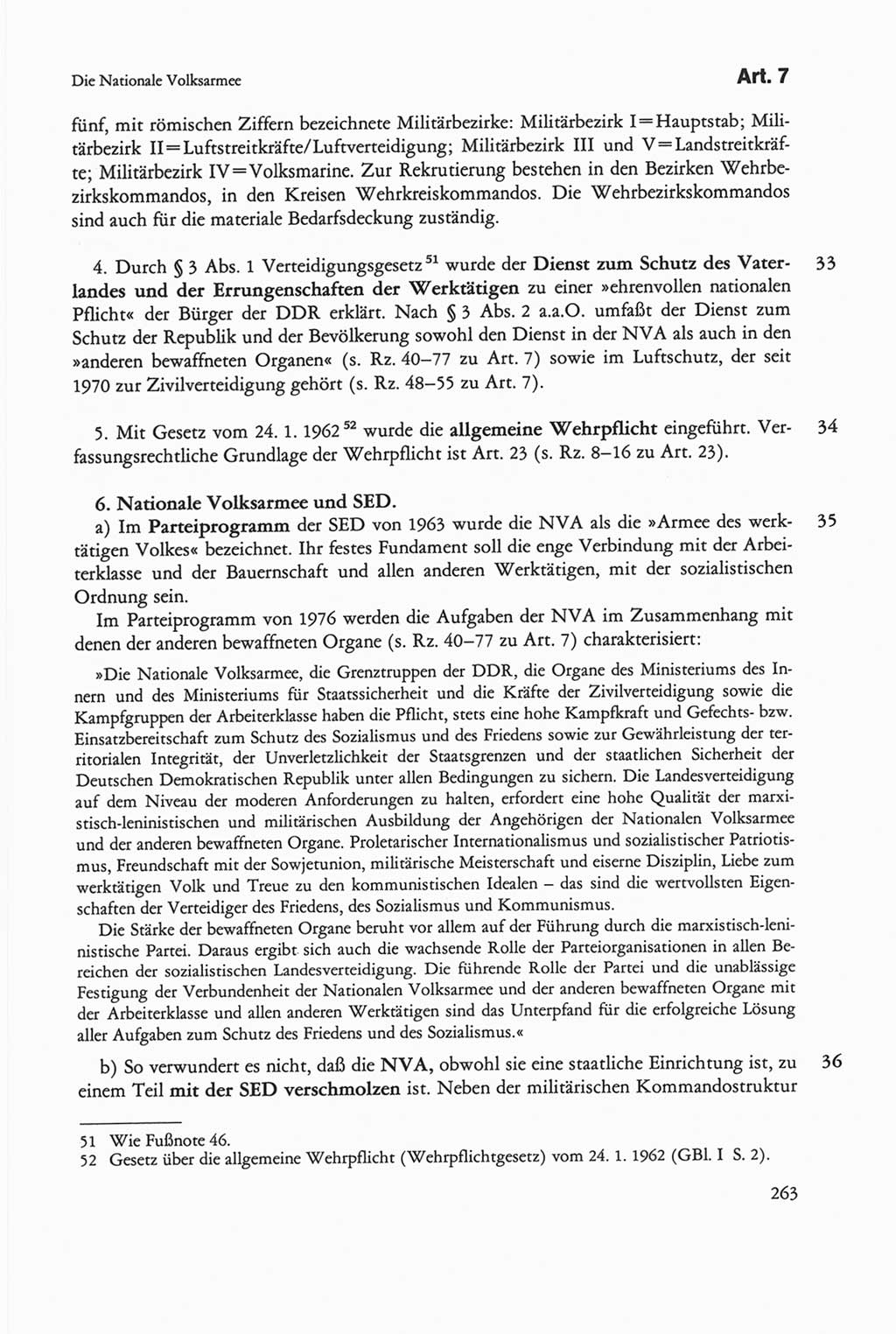 Die sozialistische Verfassung der Deutschen Demokratischen Republik (DDR), Kommentar 1982, Seite 263 (Soz. Verf. DDR Komm. 1982, S. 263)