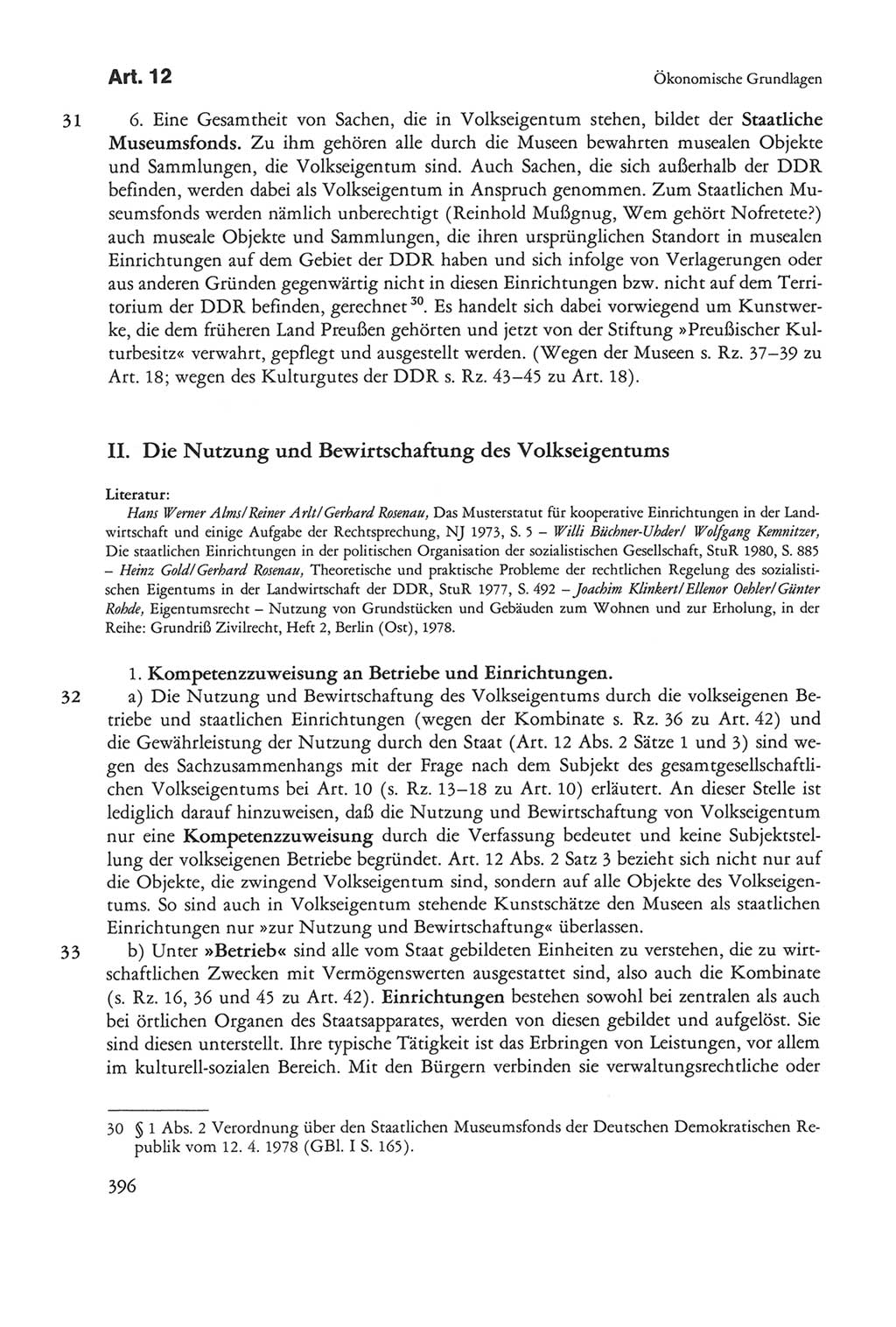 Die sozialistische Verfassung der Deutschen Demokratischen Republik (DDR), Kommentar 1982, Seite 396 (Soz. Verf. DDR Komm. 1982, S. 396)