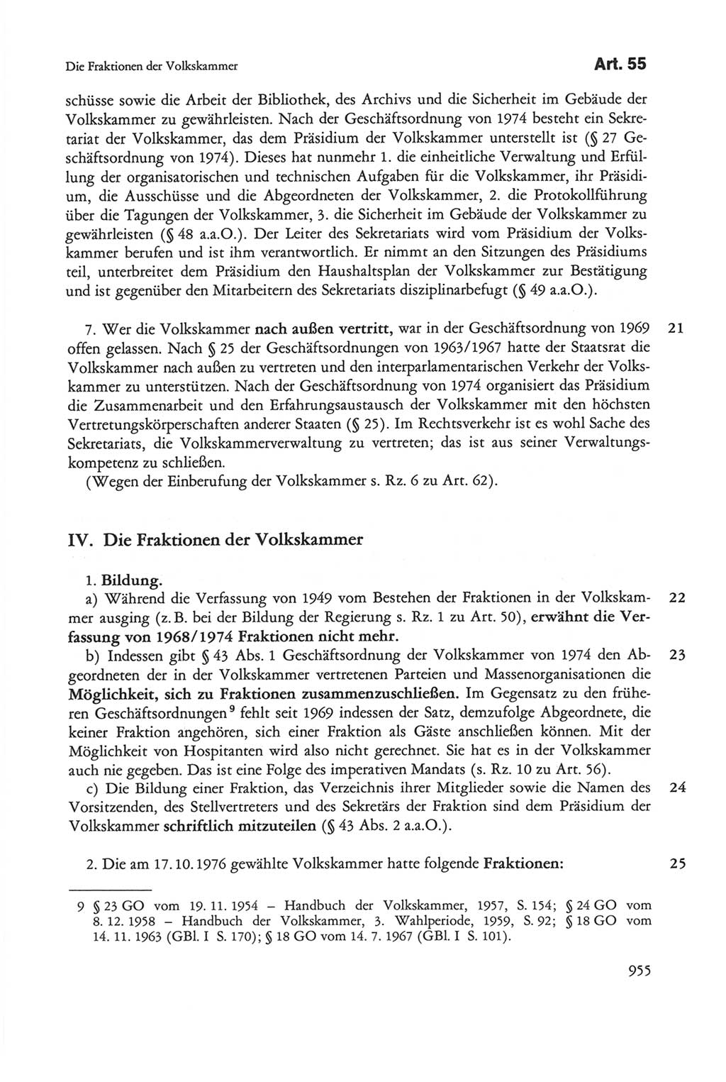 Die sozialistische Verfassung der Deutschen Demokratischen Republik (DDR), Kommentar 1982, Seite 955 (Soz. Verf. DDR Komm. 1982, S. 955)