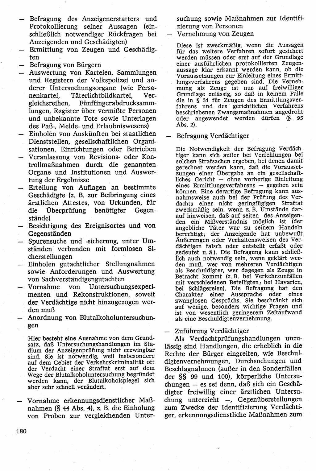 Strafverfahrensrecht [Deutsche Demokratische Republik (DDR)], Lehrbuch 1982, Seite 180 (Strafverf.-R. DDR Lb. 1982, S. 180)