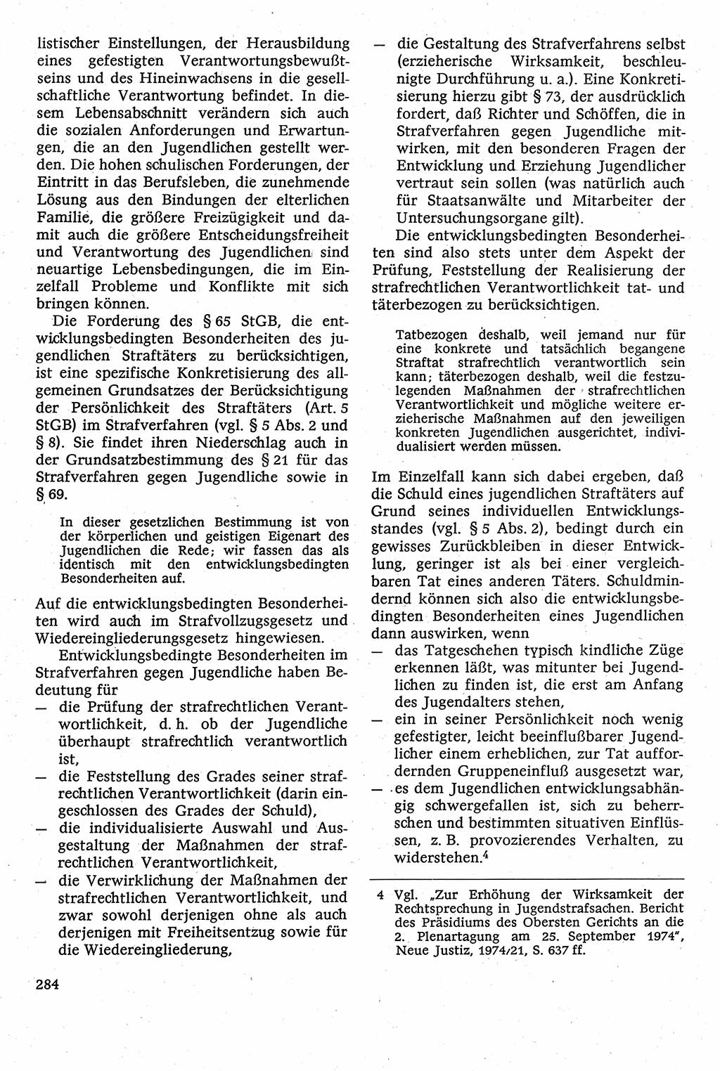 Strafverfahrensrecht [Deutsche Demokratische Republik (DDR)], Lehrbuch 1982, Seite 284 (Strafverf.-R. DDR Lb. 1982, S. 284)