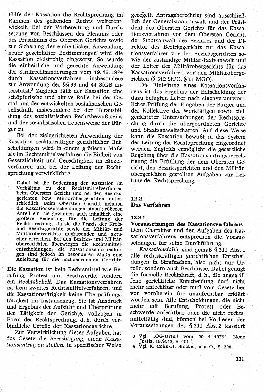 Strafverfahrensrecht [Deutsche Demokratische Republik (DDR)], Lehrbuch 1982, Seite 331 (Strafverf.-R. DDR Lb. 1982, S. 331)