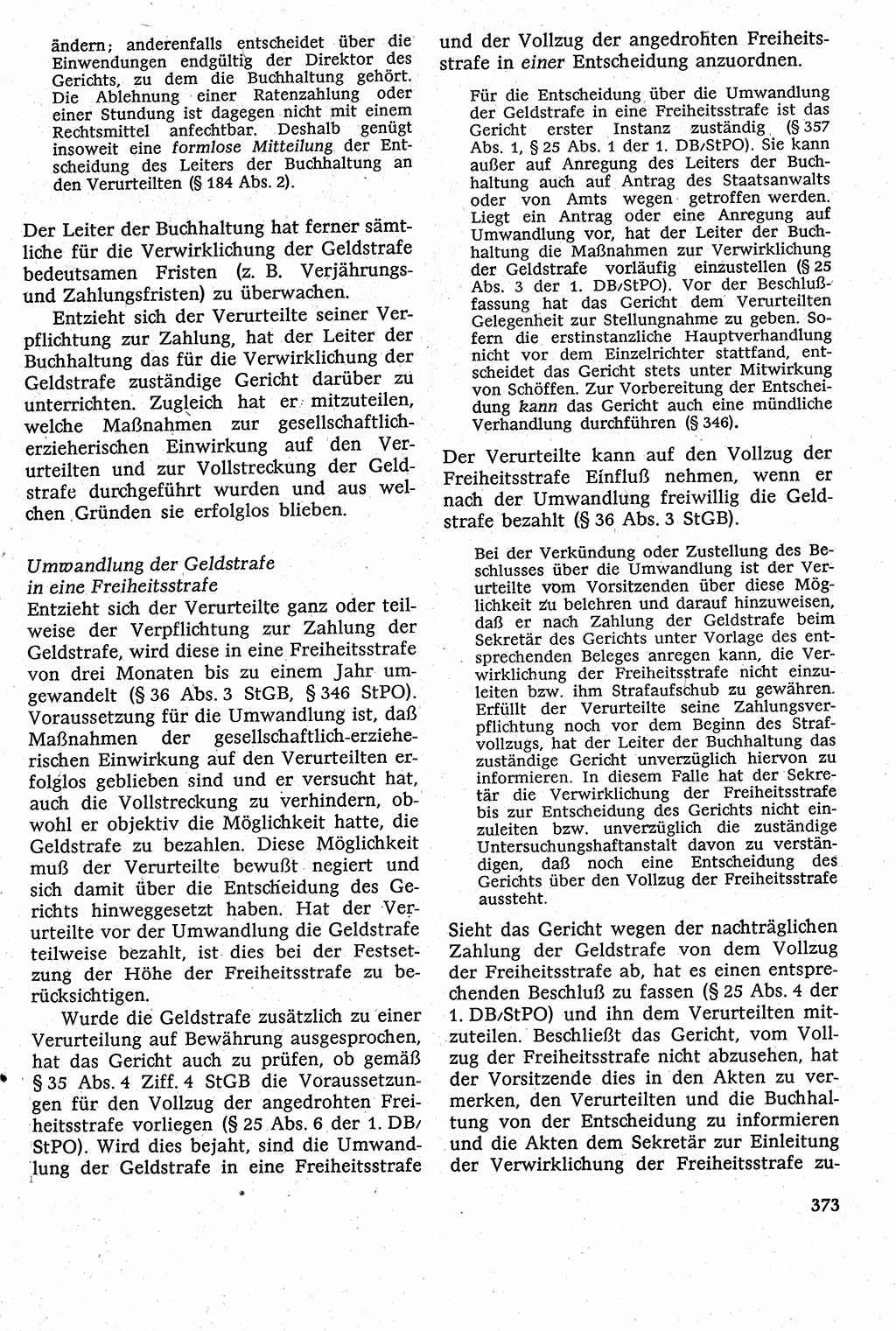 Strafverfahrensrecht [Deutsche Demokratische Republik (DDR)], Lehrbuch 1982, Seite 373 (Strafverf.-R. DDR Lb. 1982, S. 373)