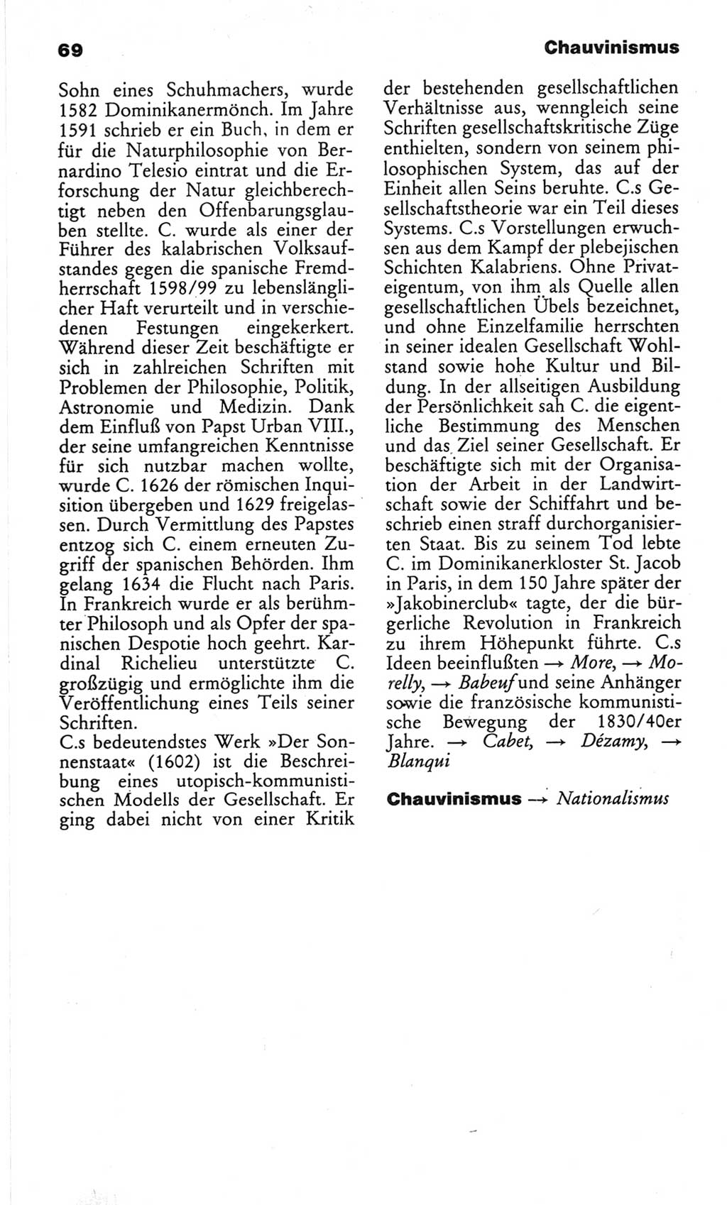 Wörterbuch des wissenschaftlichen Kommunismus [Deutsche Demokratische Republik (DDR)] 1982, Seite 69 (Wb. wiss. Komm. DDR 1982, S. 69)