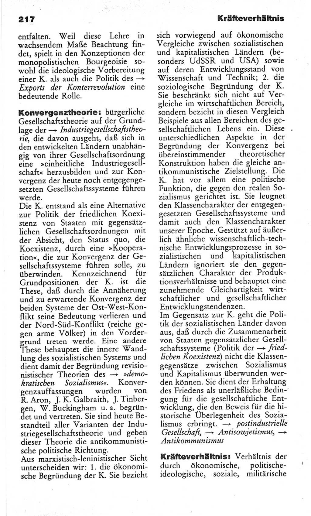 Wörterbuch des wissenschaftlichen Kommunismus [Deutsche Demokratische Republik (DDR)] 1982, Seite 217 (Wb. wiss. Komm. DDR 1982, S. 217)