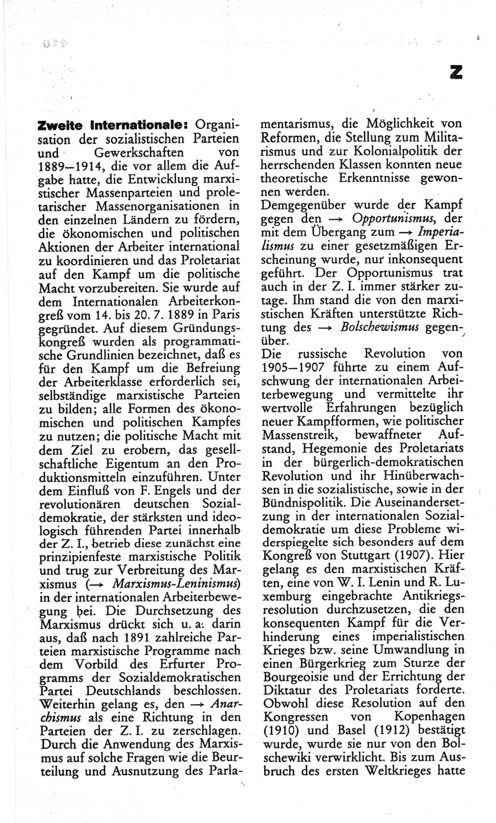 Wörterbuch des wissenschaftlichen Kommunismus [Deutsche Demokratische Republik (DDR)] 1982, Seite 419 (Wb. wiss. Komm. DDR 1982, S. 419)