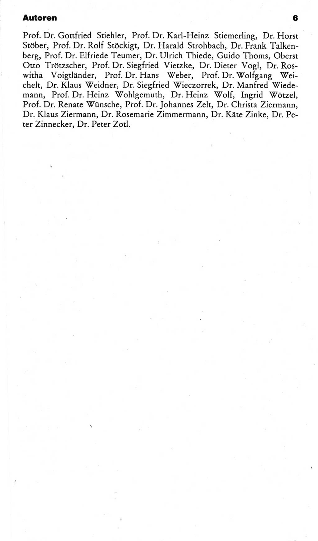 Kleines politisches Wörterbuch [Deutsche Demokratische Republik (DDR)] 1983, Seite 6 (Kl. pol. Wb. DDR 1983, S. 6)