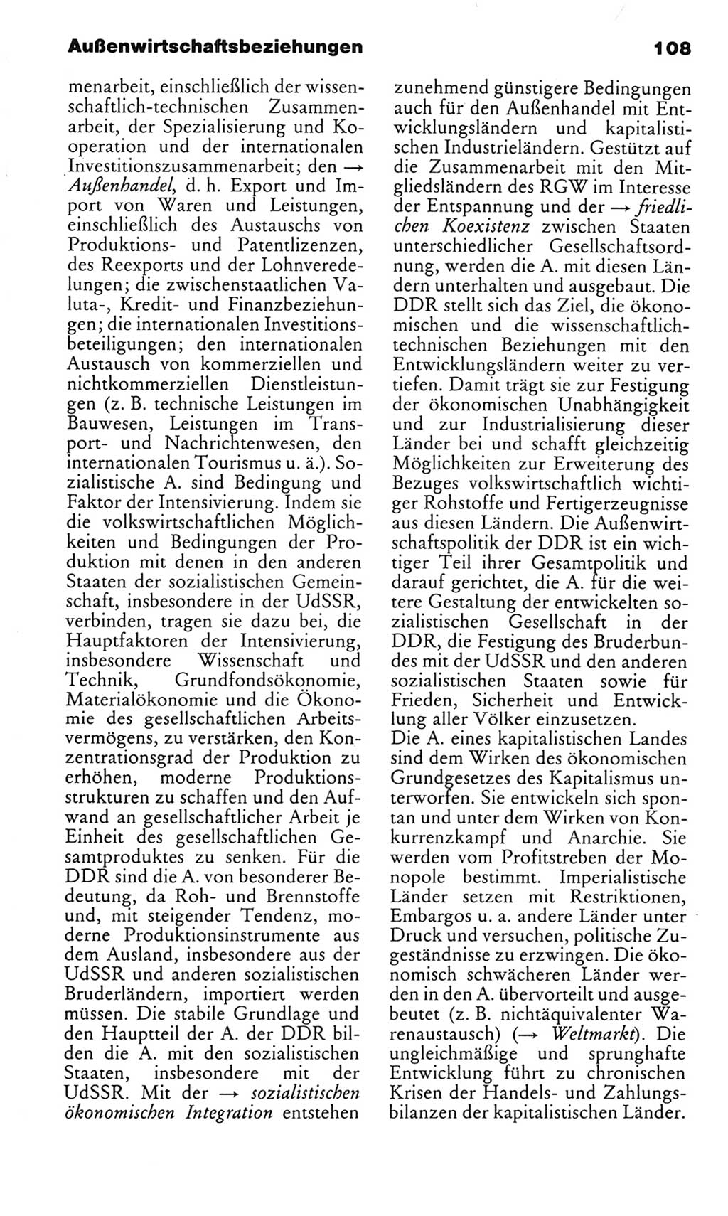 Kleines politisches Wörterbuch [Deutsche Demokratische Republik (DDR)] 1983, Seite 108 (Kl. pol. Wb. DDR 1983, S. 108)