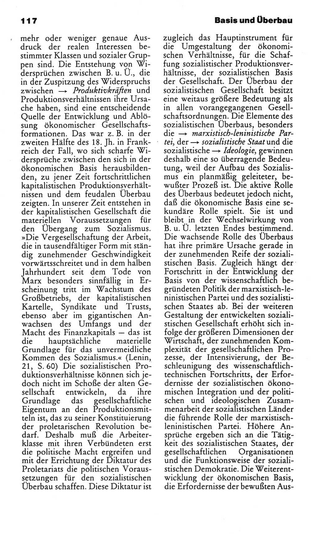 Kleines politisches Wörterbuch [Deutsche Demokratische Republik (DDR)] 1983, Seite 117 (Kl. pol. Wb. DDR 1983, S. 117)