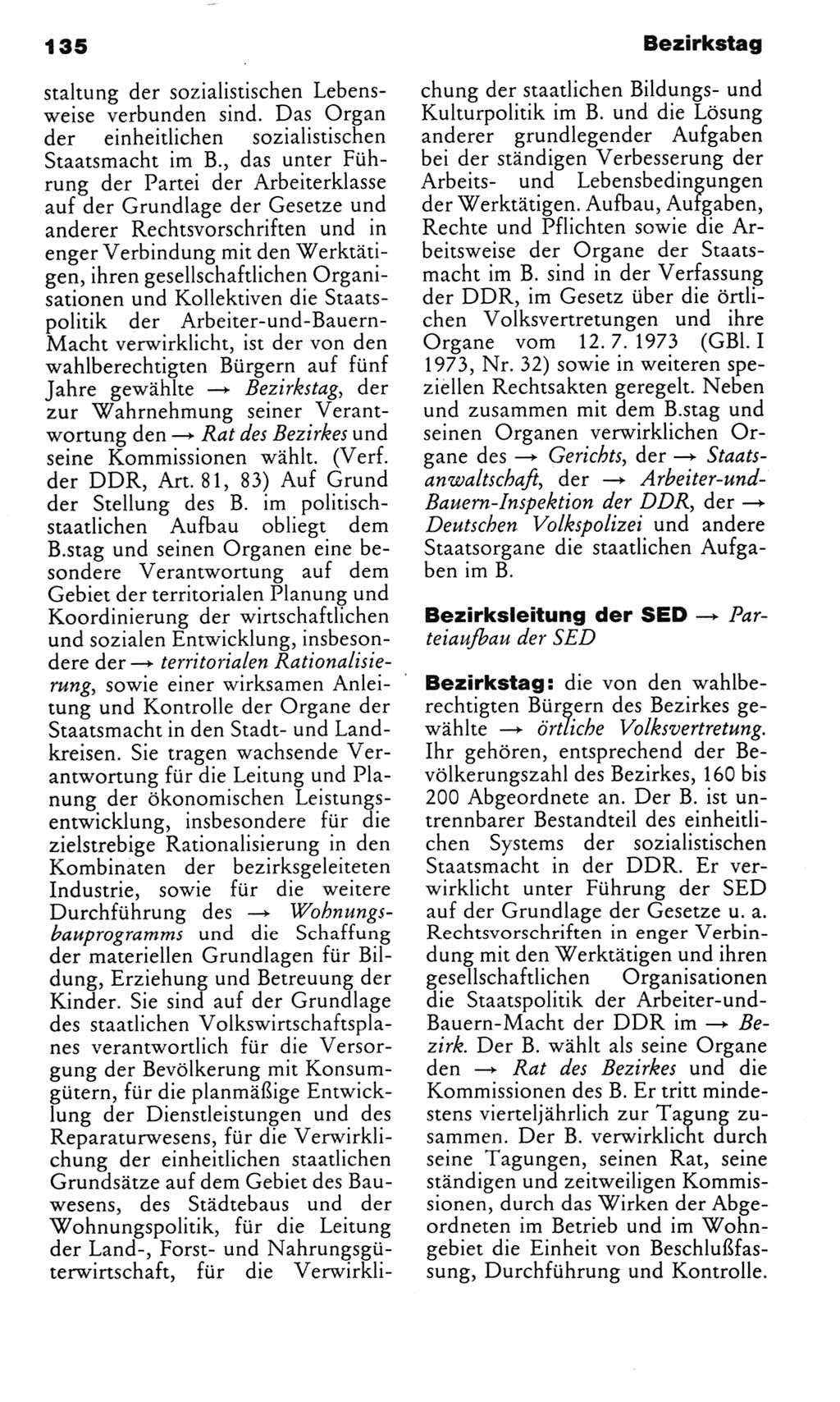 Kleines politisches Wörterbuch [Deutsche Demokratische Republik (DDR)] 1983, Seite 135 (Kl. pol. Wb. DDR 1983, S. 135)