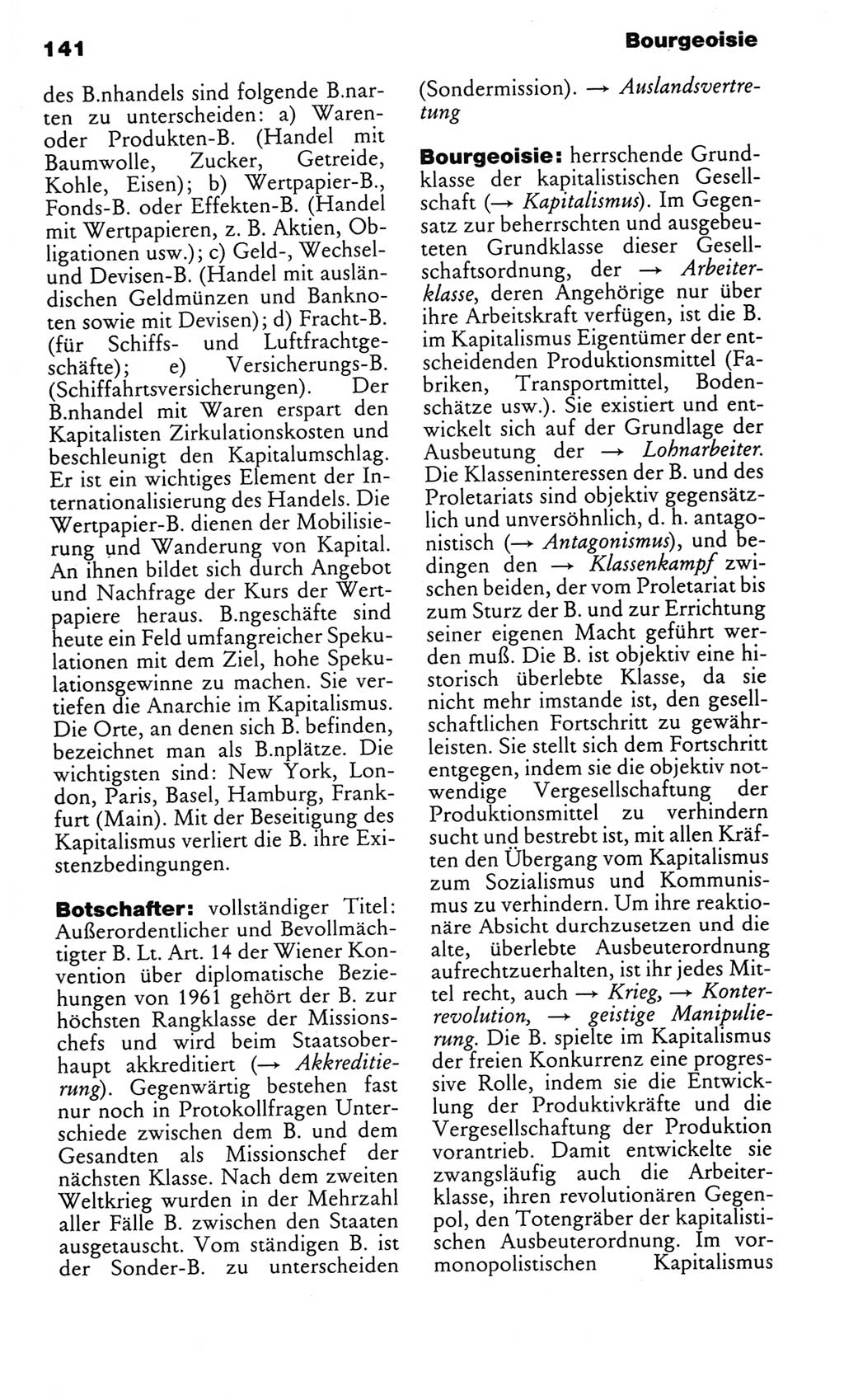 Kleines politisches Wörterbuch [Deutsche Demokratische Republik (DDR)] 1983, Seite 141 (Kl. pol. Wb. DDR 1983, S. 141)