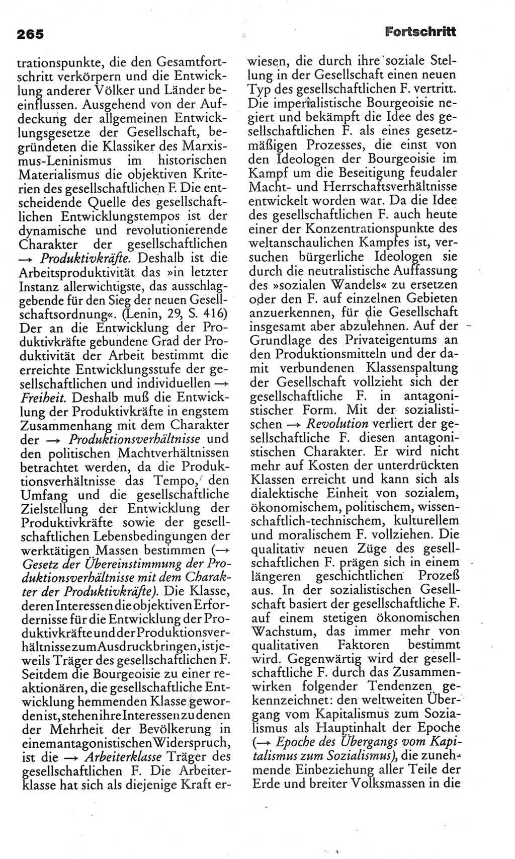 Kleines politisches Wörterbuch [Deutsche Demokratische Republik (DDR)] 1983, Seite 265 (Kl. pol. Wb. DDR 1983, S. 265)