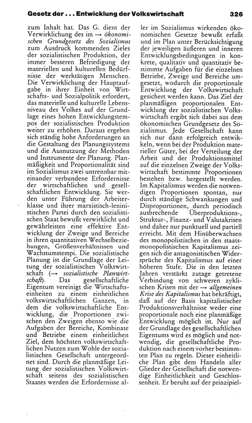 Kleines politisches Wörterbuch [Deutsche Demokratische Republik (DDR)] 1983, Seite 326 (Kl. pol. Wb. DDR 1983, S. 326)
