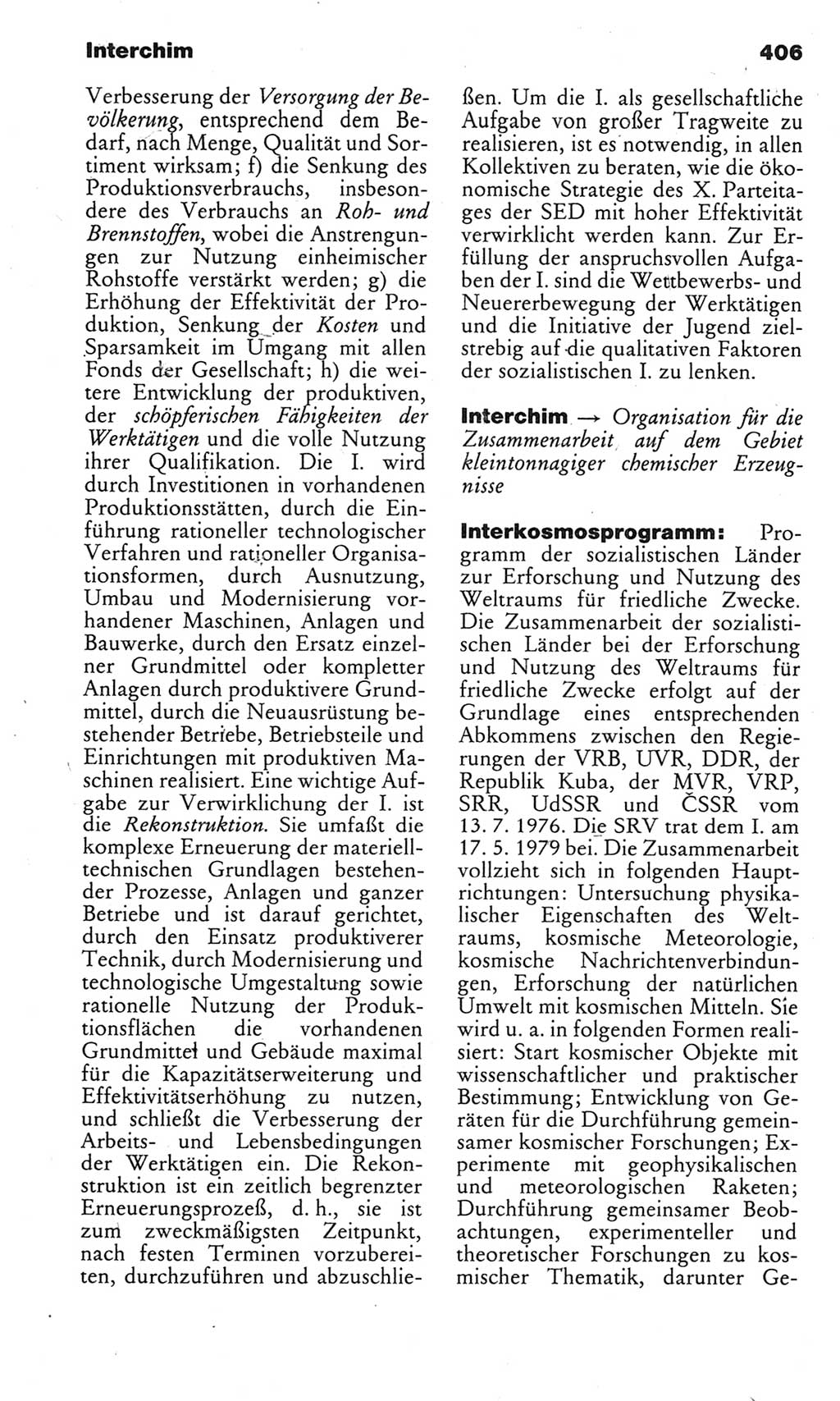 Kleines politisches Wörterbuch [Deutsche Demokratische Republik (DDR)] 1983, Seite 406 (Kl. pol. Wb. DDR 1983, S. 406)